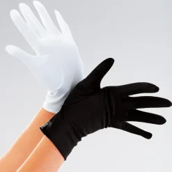 Black Short Gloves - Adult