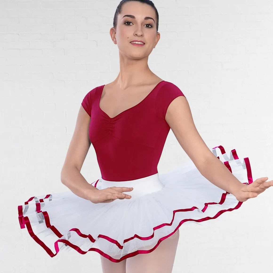 RAD Approved Leotard with Ruched Front