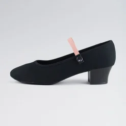 1st Position Cuban Heel Canvas Character Shoes