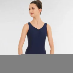 1st Position Helena Ruched Lined Leotard (Matt Nylon)
