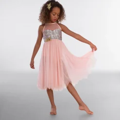 1st Position High Neck Multi Sequin Lyrical Dress