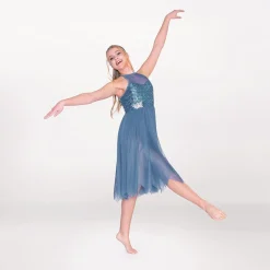 1st Position High Neck Multi Sequin Lyrical Dress