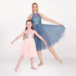 1st Position High Neck Multi Sequin Lyrical Dress
