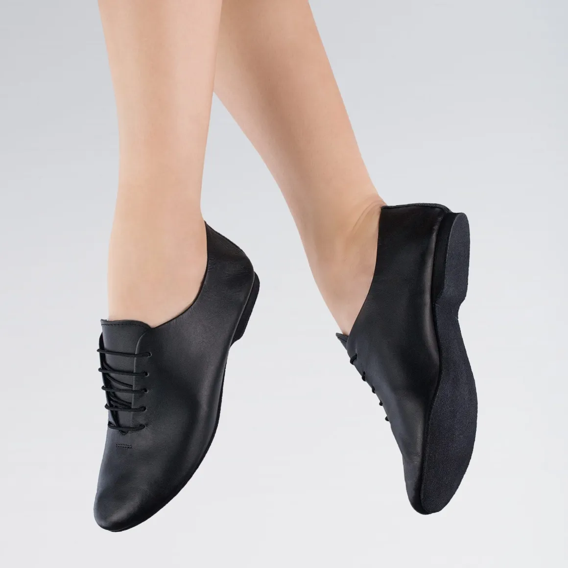 1st Position Leather Jazz Shoes Suede Sole