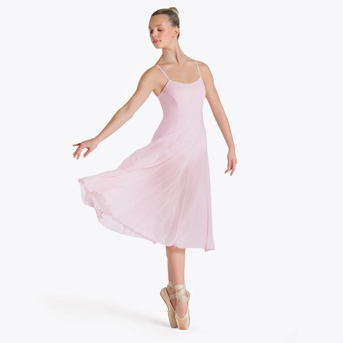 1st Position Long Mesh Dress Leotard