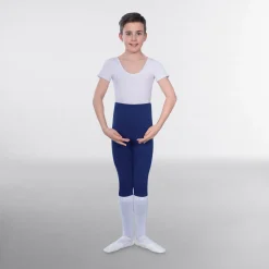 1st Position Male Short Sleeve Scoop Neck Leotard