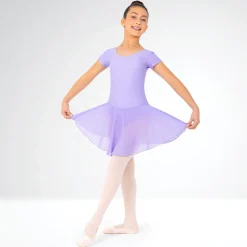 1st Position Milly Voile Skirted Cap Sleeve Leotard