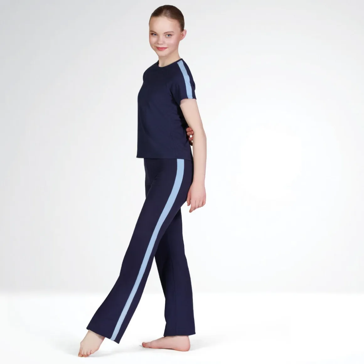 1st Position Narrow Stripe Cotton Jazz Pants