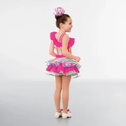 1st Position Rainbow Stripe Glitz Tutu