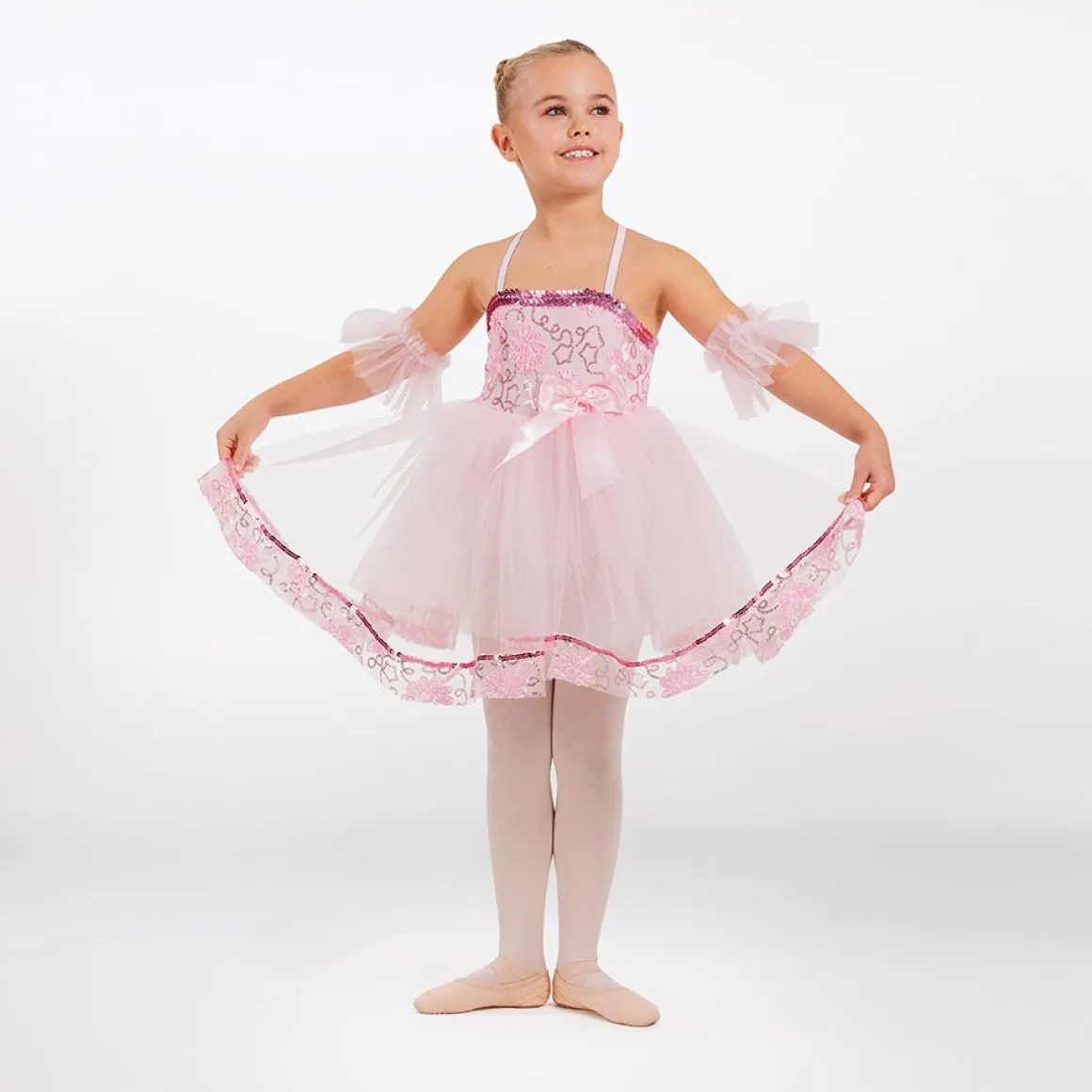 1st Position Ribbon Appliqué Ballet Dress